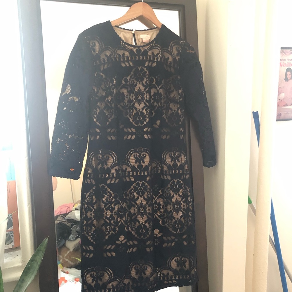 Anthropologie Collette Kittery Blue Lace Dress